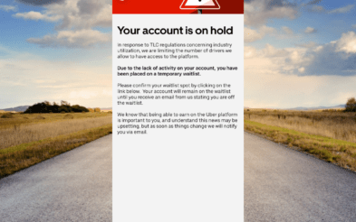 Uber in NYC Punishing Drivers for Taking Vacations