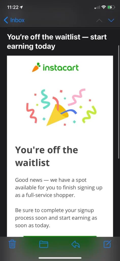 Bypass the Instacart Waitlist