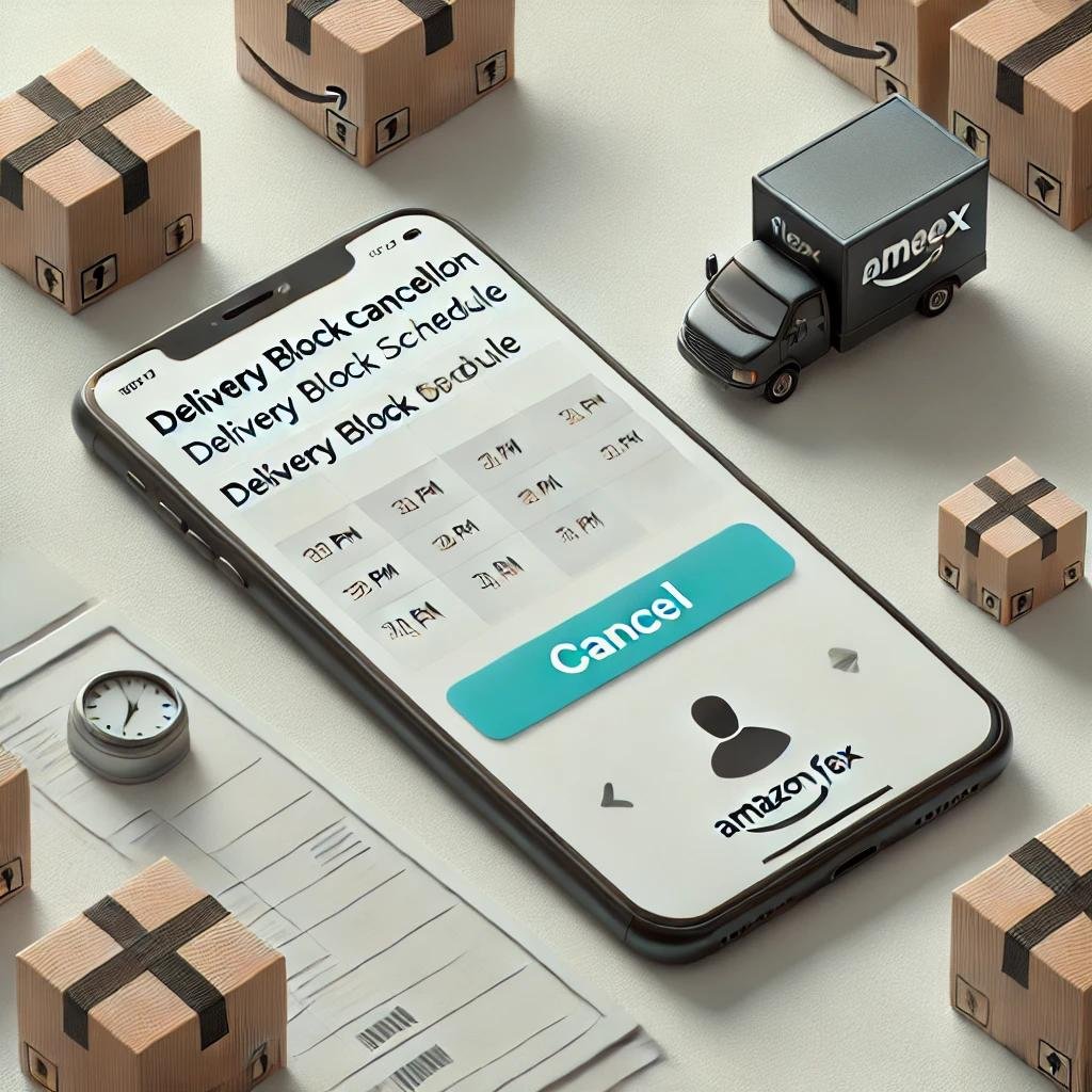 how to cancel amazon flex block
